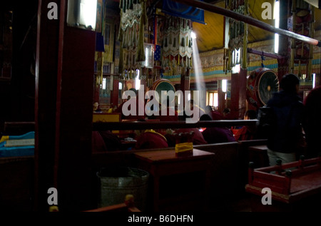 La Mongolia. Ulaan Baatar. Monastero Gandan 2007 Foto Stock