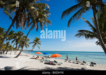 Smathers Beach, Key West, Florida Keys, STATI UNITI D'AMERICA Foto Stock