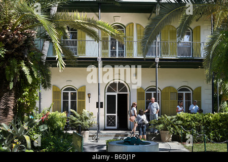 Ernest Hemingway Home and Museum, Whitehead Street, Key West, Florida Keys, STATI UNITI D'AMERICA Foto Stock