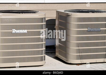 AC le unità di raffreddamento Foto Stock