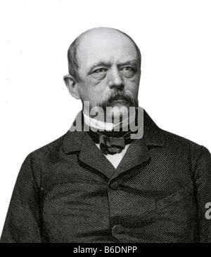 OTTO von Bismarck (1815-98) Prusso-German più Foto Stock