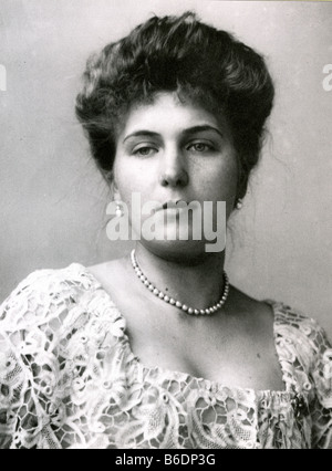 VICTORIA Eugenia di Battenberg 1887 - 1969. Regina consorte del Re Alfonso XIII di Spagna e grand-figlia della regina Victoria Foto Stock