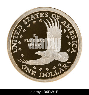 1 US dollar coin Foto Stock