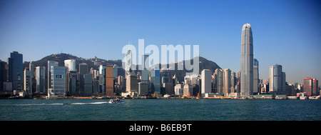 Cina Hong Kong Central District skyline Foto Stock
