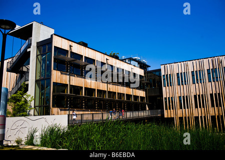 La parte esterna della Scuola Media edificio a Sidwell Friends School in Washington, DC. Foto Stock