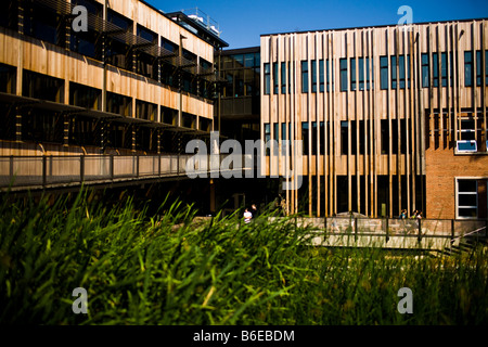 La parte esterna della Scuola Media edificio a Sidwell Friends School in Washington, DC. Foto Stock