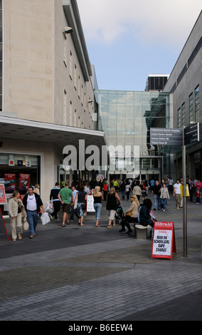 Drake Circus fatto shopping center Plymouth city centre Devon England Regno Unito Foto Stock