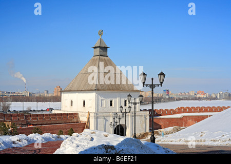 Cremlino di Kazan, Sito Patrimonio Mondiale dell'UNESCO, il Tatarstan, Russia Foto Stock