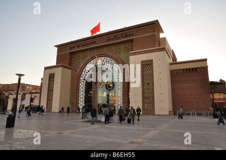 ONCF stazione ferroviaria a Marrakech, Marocco Foto Stock
