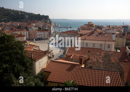 Pirano, Adriatico, Istria, Slovenia, Europa Foto Stock