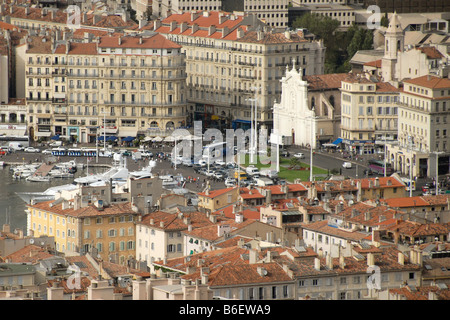 Cityscape, Porto, Centro citta', Marsiglia, Francia Foto Stock