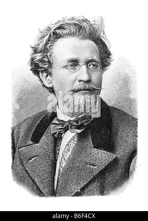 Friedrich Gerhard Rohlfs, 14 Aprile 1831 - 2 giugno 1896 Foto Stock