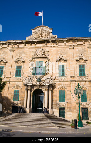 Auberge de Castille et Leon, dell'ufficio del Primo Ministro, Castille Place, Valletta, Malta Foto Stock