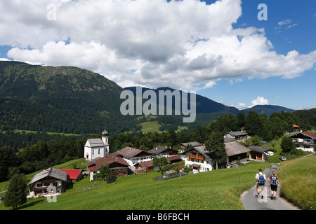 Wamberg vicino a Garmisch-Partenkirchen, Werdenfelser Land Baviera, Germania, Europa Foto Stock