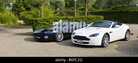 Aston Martin V8 Vantage Roadster, Aston Martin DB7 Vantage Volante Foto Stock
