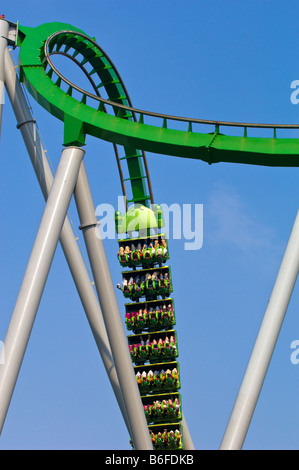 Incredible Hulk roller coaster agli Universal Studios Florida di Orlando Stati Uniti d'America Foto Stock