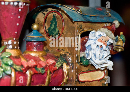 Le motivazioni da un mercatino di Natale in una città tedesca Foto Stock