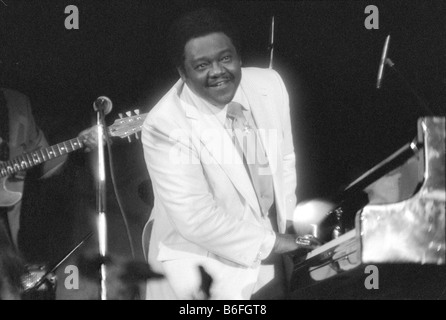 Fats Domino concerto jazz Eutiner Giorni, il 23 luglio 1980 in Germania, Europa Foto Stock