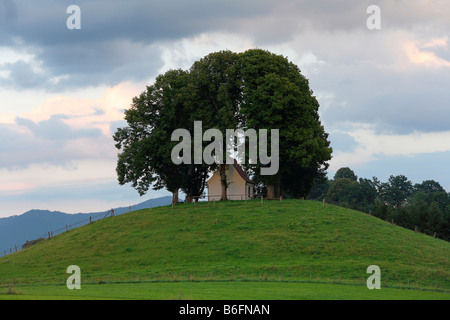 Kirnberg-Kapelle Cappella in Antdorf, Pfaffenwinkel, Baviera, Germania, Europa Foto Stock