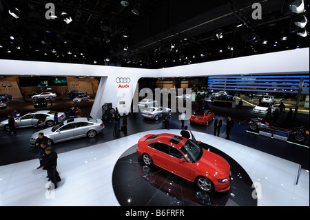 Display Audi al 2008 North American International Auto Show di Detroit Michigan STATI UNITI D'AMERICA. Foto Stock