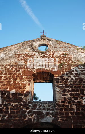 Interno della chiesa di San Paolo, Melaka Foto Stock