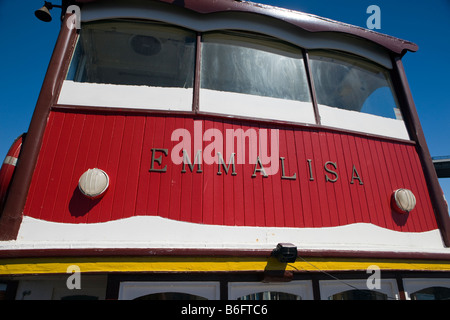 Il Emmalisa, uno dei traghetti in capitano cadde la flotta, Hobart, Tasmania, Australia Foto Stock