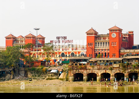 Quella di Howrah Station, Calcutta, India Foto Stock