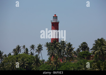 Light house, Kovalam Beach,Kerala, India Foto Stock