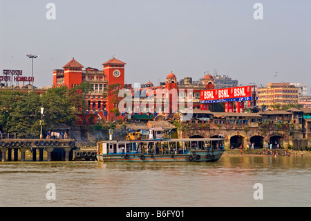 Quella di Howrah Station, Calcutta, India Foto Stock