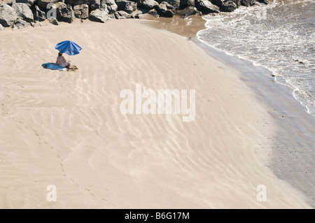 Spiaggia di Playa del Inglis Gran Canaria Isole Canarie Spagna Foto Stock