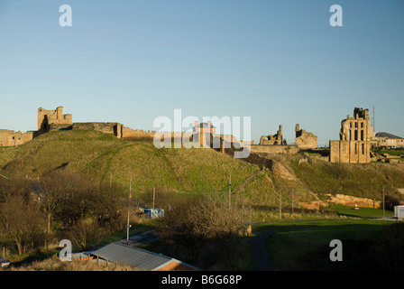 Priorato di Tynemouth Foto Stock