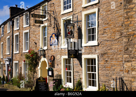 Kings Arms Hotel Askrigg Wensleydale Yorkshire Inghilterra Foto Stock