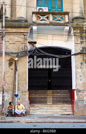 Le camere del tempio, Calcutta, India Foto Stock