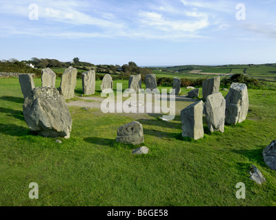 Drombeg Stone Circle druidi altare Foto Stock