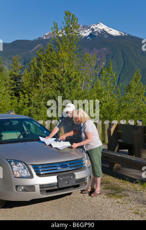 Giovane Mount Revelstoke "Parco Nazionale" " British Columbia " Canada Foto Stock