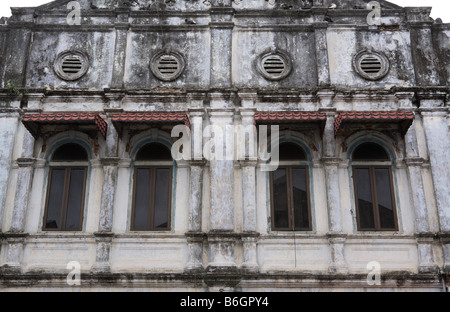 Pre-guerra case, Seremban, Malaysia Foto Stock