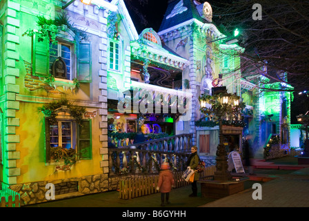 Haunted House - Winter Wonderland Fiera - Hyde Park - Londra Foto Stock