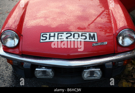 Anni Settanta Triumph Spitfire auto sportiva Foto Stock