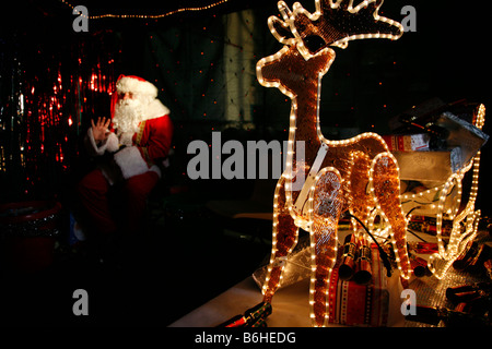 Grotta di Babbo Natale Foto Stock