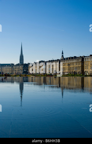 In Europa la Francia Bordeaux riverside Foto Stock