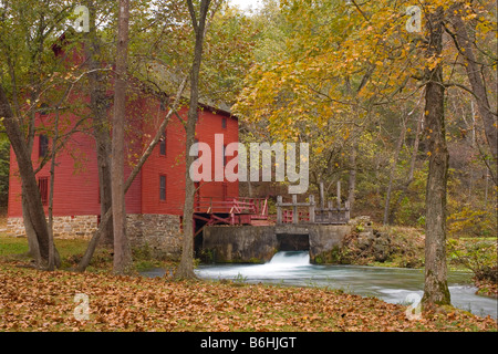 Vicolo Mulino a molla in Missouri Foto Stock