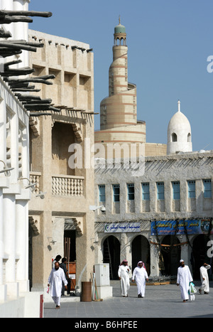 QAT, Qatar: Doha, Souq al Waqif, il più antico bazar in Qatar. Foto Stock