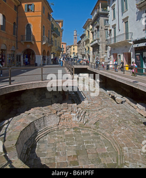 Verona Via Mazzini Veneto Italia Aprile 2008 Foto Stock