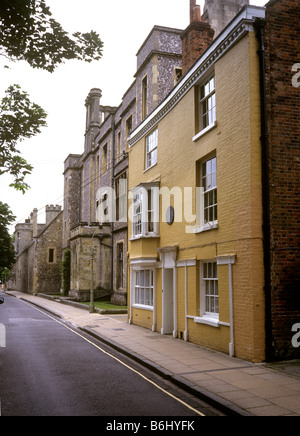Regno Unito Inghilterra Hampshire Winchester numero 8 College Street la casa dove Jane Austen è morto Foto Stock