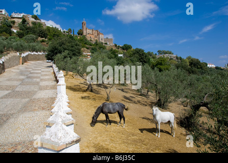 Europa spagna andalusia zufre Sierra Morena Foto Stock