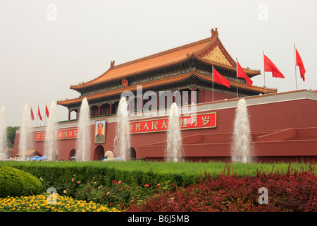 Tiananmen, la Porta della Pace Celeste, Pechino Foto Stock