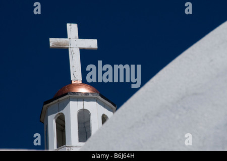 Le stazioni della croce chiesa di San Luis Valley in Colorado Foto Stock