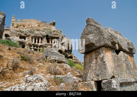 Tlos città antica, FETHIYE Turchia Foto Stock