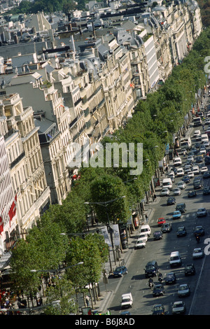 Parigi Francia Champs Elysées Ottavo Arrondissement Foto Stock