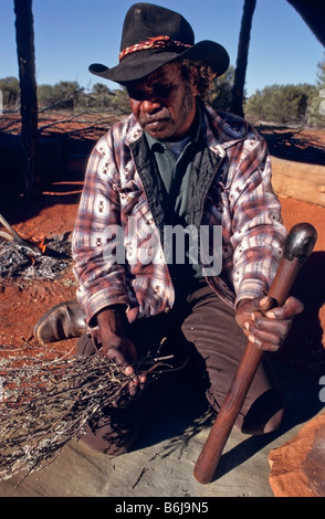 Tour culturale a Uluru "Ayers Rock" Foto Stock